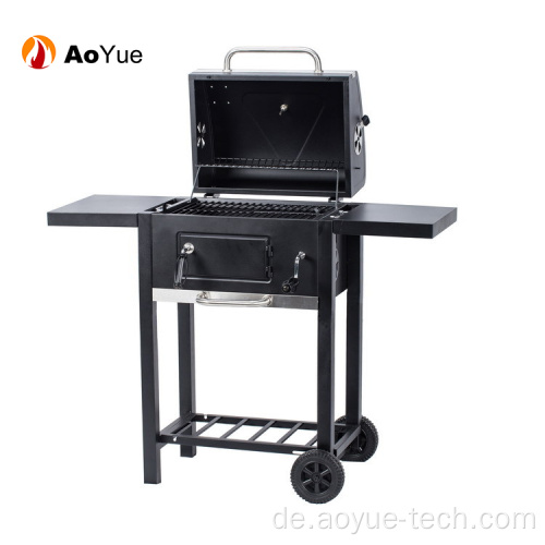 Stahlmetall rund obere BBQ Barbecue Grills